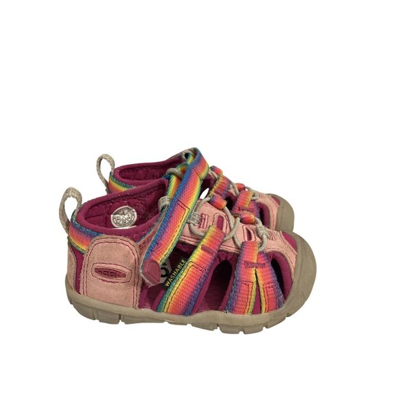 Keen Kids Size 5 Rainbow Strappy Water Sandals shoes - Picture 5 of 8
